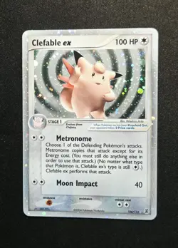 Clefable ex 106/112 Holo Ultra Rare 2004 Pokemon EX FireRed & LeafGreen - Image 1
