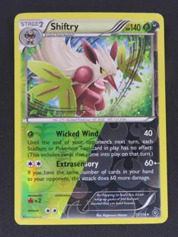 Shiftry 11/114 Holo Rare Steam Siege Pokemon Reverse Holo LP - Image 1
