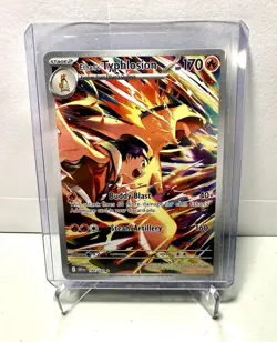 Pokemon Ethan's Typhlosion 190/182 Illustration Rare SV:10 Destined Rivals - NM - Image 1