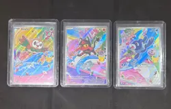 Pokemon First Partner Rowlett Litten Piplio Trio - Image 1