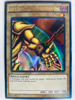 Left Arm of The Forbidden One - YGLD-ENA21 - Ultra Rare - Unlimited - Image 1