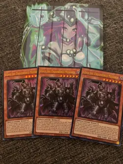 Yugioh 3x Eidos the Underworld Monarch Ultra DUAD-EN017 Duelist's Advance 1st NM - Image 1
