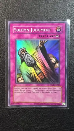 Solemn Judgment RP01-EN045 M PF YuGiOh Retro Pack Series - Image 1