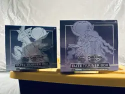 Pokemon Center ETB Chilling Reign, 2 ETBs, Both Types (Small Tear Discount) 820650818462 - Image 1