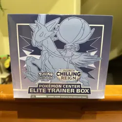 Pokemon Center Exclusive Chilling Reign Ice Rider Error ETB Elite Trainer Box - Image 1