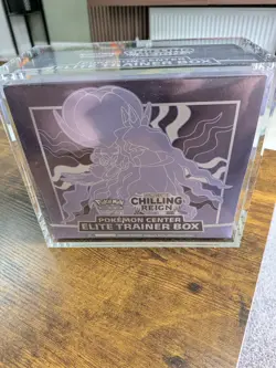 Pokemon Center Chilling Reign Shadow Rider ETB Elite Trainer Box WITH case - Image 1