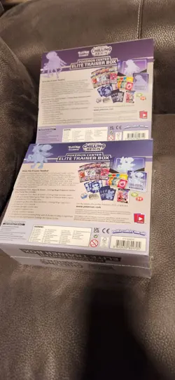 Pokemon Center Exclusive Chilling Reign Elite Trainer Box ETB Set of 2 - Image 2