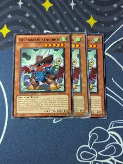 3x Quickdraw Synchron - Common (NM) - Yugioh Playset - Image 1