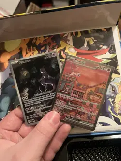 Pokemon TCG Card 151 UPC promo cards Mew EX, Mewtwo, SV052 SV053 - Image 1