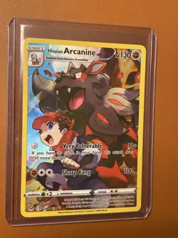 Hisuian Arcanine ⭐ TG08/TG30 Holo Lost Origin Trainer Gallery Pokemon NM - Image 1