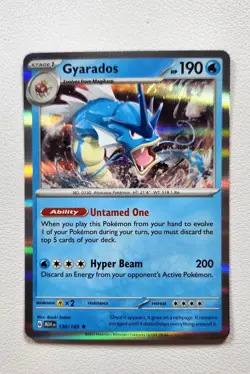 Gyarados 130/165 SV: Scarlet & Violet 151 Holo NM Pokemon TCG - Image 1