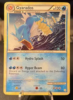 Pokemon TCG Gyarados Cosmos Holo Rare Heartgold Soulsilver 4/123 - Image 1