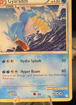 Pokemon TCG Gyarados Cosmos Holo Rare Heartgold Soulsilver 4/123 - Image 4