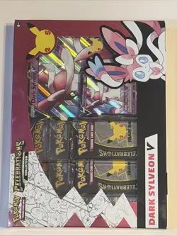 Pokemon TCG: Celebrations Collection Dark Sylveon V Factory Sealed Box - Image 2