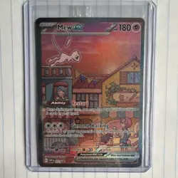 Pokemon Mew ex 053 SVP Black Star Promo Full Art Holo EX Card - Image 1