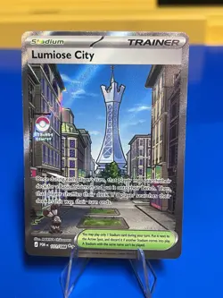 Pokemon TCG Perfect Order Lumiose City Full Art Trainer Rare 111/088 NM - Image 1