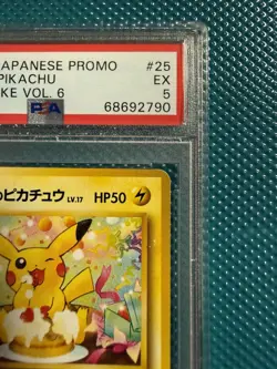 PSA 5 Birthday Pikachu 25 Natta Wake Vol. 6 Promo Pokemon Japanese - Image 3