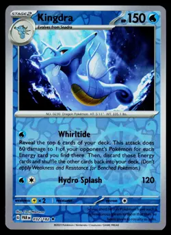Kingdra 032/182 Rare Paradox Rift Pokemon Reverse Holo NM - Image 1