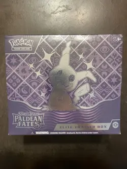 PLEASE READ Pokemon TCG Paldean Fates Elite Trainer Box Sealed, with Small Tear 820650856181 - Image 1