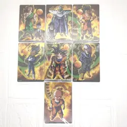7-01_07 Dragon Ball Itajaga Vol.7 Z Warriors Shenron Complete of 7 Trading Card - Image 1