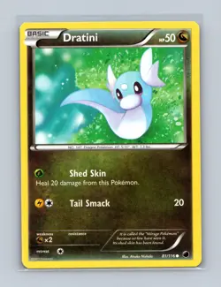 Dratini 81/116 Common Plasma Freeze Pokemon Lightly Played - Image 1