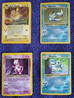 10 Vintage Pokemon Cards Gen 1 and 2 Holo 1st Edition Neo Dark WOTC Lot 2 - Image 3