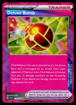 Deluxe Bomb 134/142 ACE SPEC Rare Stellar Crown Pokemon LP - Image 1