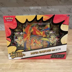 Pokemon Mega Evolution Ascended Heroes Ex Box Set of 3 Factory Sealed IN HAND - Image 1