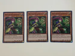 Yugioh - Magician of Faith & Faithfulness x 3 - 1st Edition LP - Plus Free Holo - Image 2