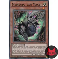 Yugioh Mementotlan Mace VASM-EN006 Super Rare 1st Edition NM - Image 1