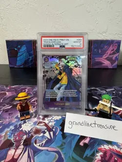 One Piece 2024 PRB01 Trafalgar Law OP05-069 Manga Rare Foil Alt Art PSA 10 - Image 1
