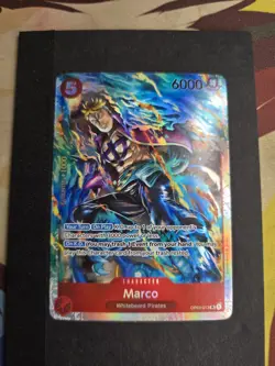 One Piece CCG OP03-013 Marco Super Rare Card English Edition - Image 1
