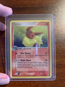 Pokemon Card TCG Flareon 5/115 Unseen Forces Holo Stamp - LP - Rare! - Image 1