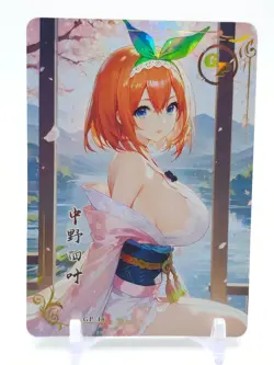 Secretly Fascinated - Anime Waifu GP Double-Sided Trading Card - Image 1