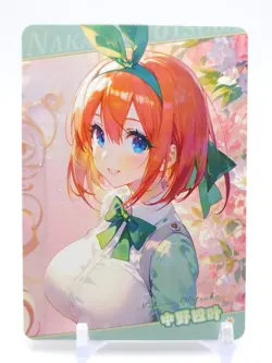 Secretly Fascinated - Anime Waifu GP Double-Sided Trading Card - Image 2