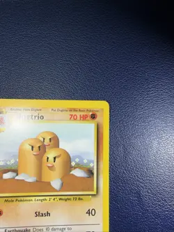 Pokemon TCG Dugtrio Base Set 19/102 Regular Unlimited Rare Vintage Card Vtg LP - Image 3