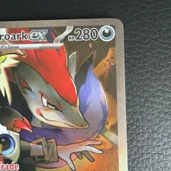 Pokemon TCG N's Zoroark EX Holo Card 185/159 SV09 Journey Together SIR - Image 3