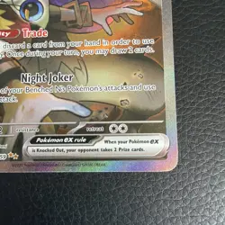 Pokemon TCG N's Zoroark EX Holo Card 185/159 SV09 Journey Together SIR - Image 4