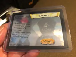 Harry Potter Trading Card Game TCG Hologram Wizard Foil 8/116 Rare Foil 2001 - Image 2