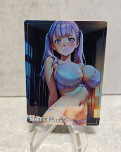 Noelle Silva Trading Card Waifu Goddess Story Anime Girl holo Karte Manga Full - Image 1
