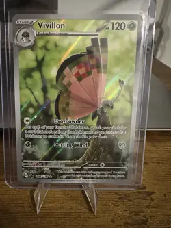 Pokemon TCG Vivillon Illustration Rare Card 193/191 Sv08: Surging Sparks 2024 - Image 1