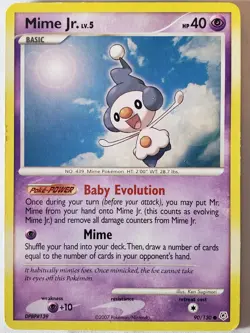 Mime Jr 90/130 LP / VLP - Diamond Pearl Pokemon Card - $2 Combined Shipping - Image 1
