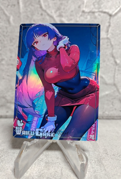 Sabrina Trading Card Waifu Goddess Story Anime Girl holo Karte Manga Full Art - Image 1