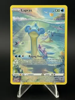 Lapras GG05/GG70 Crown Zenith: Galarian Gallery Ultra Rare Holo Pokemon Card - Image 1