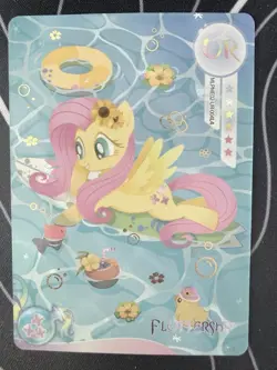 My Little Pony Kayou Fluttershy Ultra Rare 6 Star Foil Card MLP CCG - Image 1
