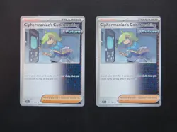 4 X Ciphermaniac's Codebreaking 145/162 Pokemon Cards Trainer Playset NM - Image 4