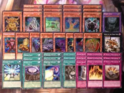 Yugioh Tournament Ready To Play Worm 42 Card Deck Reptile King Q **HOT** + Bonus - Image 1