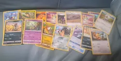 Pokemon Cosmic Eclipse 16x Cards Bulk Lot Ralts Tropius Teddiursa Pawniard Roxie - Image 1