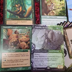 Fancy SQUIRRELS Commander Deck MTG Tribal Fun Complete with Rares Cards=Amazing - Image 1