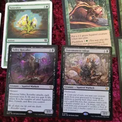 Fancy SQUIRRELS Commander Deck MTG Tribal Fun Complete with Rares Cards=Amazing - Image 4
